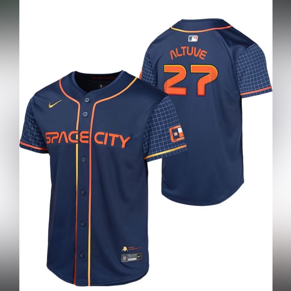NWT Houston Astros Jose Altuve #23 City Connect Jersey men’s XXL 52